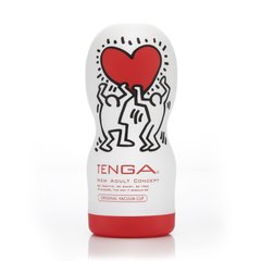 Мастурбатор Tenga Keith Haring Deep Throat Cup (глубокая глотка) с вакуумной стимуляцией