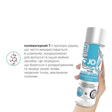 Гель для бритья JO TOTAL BODY — Anti-bump Intimate Shaving Gel (240 мл) увлажняющий