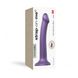 Насадка для страпона Strap-On-Me Mono Density Dildo Violet M, диам. 3,3см, однослойный силикон, гибк