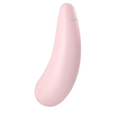 Вакуумный клиторальный стимулятор Satisfyer Curvy 2+ Pink с управлением через интернет