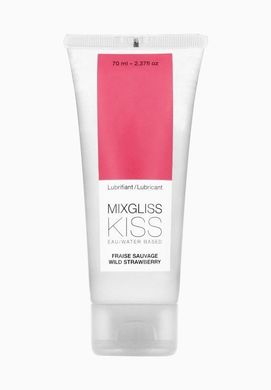 Лубрикант на водной основе MixGliss KISS Wild Strawberry (70 мл) Дикая Клубничка