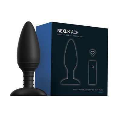 Анальна вібропробка Nexus ACE Large, з пультом ДК, макс. діаметр 5 см