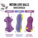 Вагинальные шарики с массажем и вибрацией FeelzToys Motion Love Balls Twisty с пультом ДУ, 7 режимов