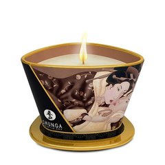 Масажна свічка Shunga Massage Candle – Intoxicating Chocolate (170 мл) з афродизіаками