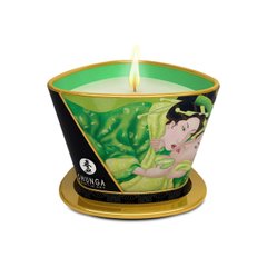 Массажная свеча Shunga Massage Candle – Exotic Green Tea (170 мл) с афродизиаками