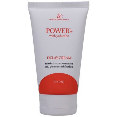 Мощный крем-пролонгатор Doc Johnson Power+with Yohimbe Delay Cream For Men, экстракт Йохимбе, 56 г