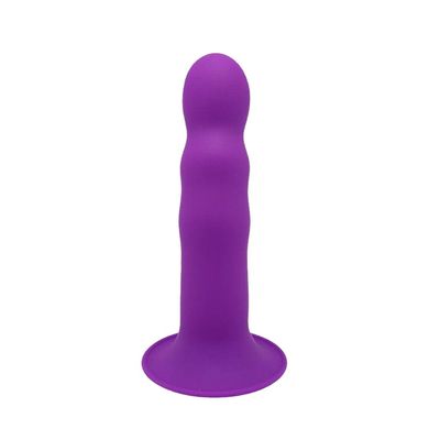 Дилдо с присоской Adrien Lastic Hitsens 3 Purple, отлично для страпона, диам. 4,1см, длина 18,2см